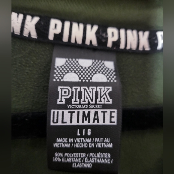 VICTORIA Secret Pink Ultimate  Full Zip-UP Size L - Picture 2 of 3